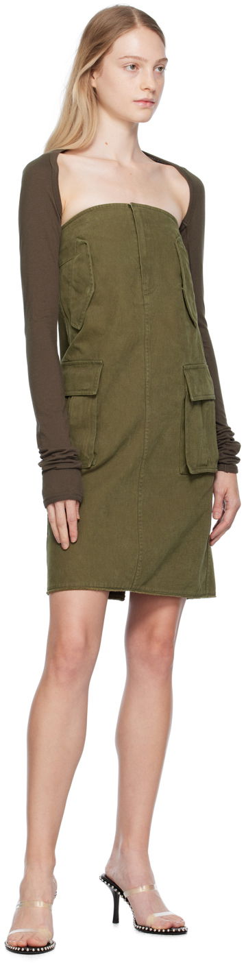 Pокля We11done We11done Cargo Midi Skirt Зелено | WD-OP3-23-175-W-KK, 3