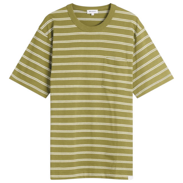 Holger Sailor Stripe Pocket T-Shirt, Size Large
