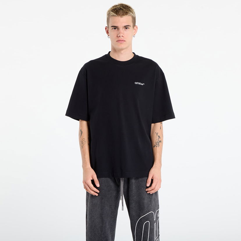 Тениска Off-White Off-White Landscape Arrow Skate S/S Tee Черно | OMAA120F25JER0051001