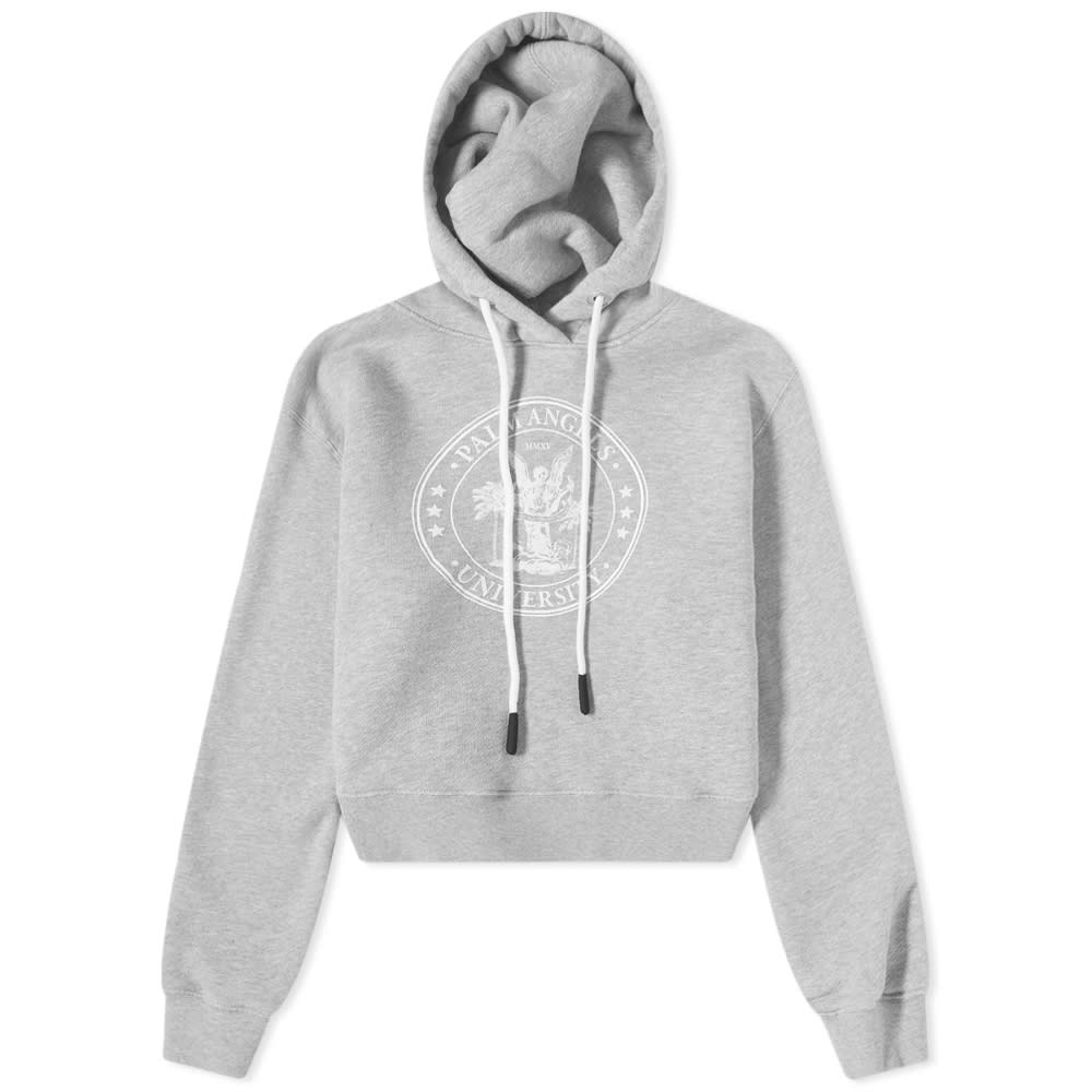 Суитчър Palm Angels College Logo Fitted Hoody Сиво | PWBB022S23FLE0050801, 0