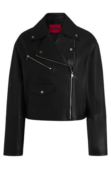 Яке BOSS Biker Jacket Черно | 50533803, 0