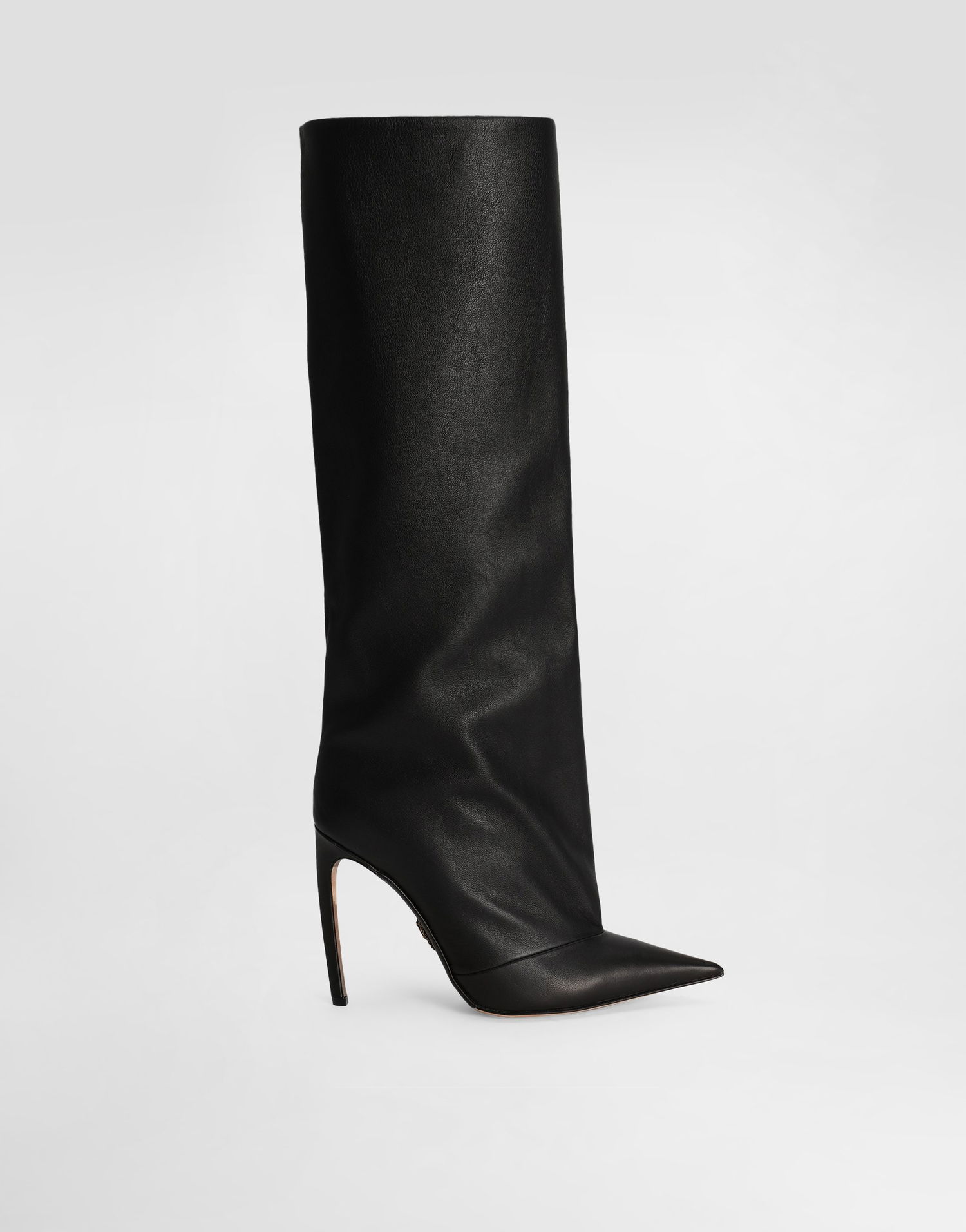 Аксесоари Dolce & Gabbana Dolce & Gabbana Devotion Calfskin Knee-High Boots Черно | CU1223AO83180999, 0