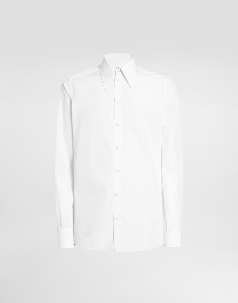 Риза Dolce & Gabbana Dolce & Gabbana Poplin Shirt Бяло | G5NP6TGJ721W0800
