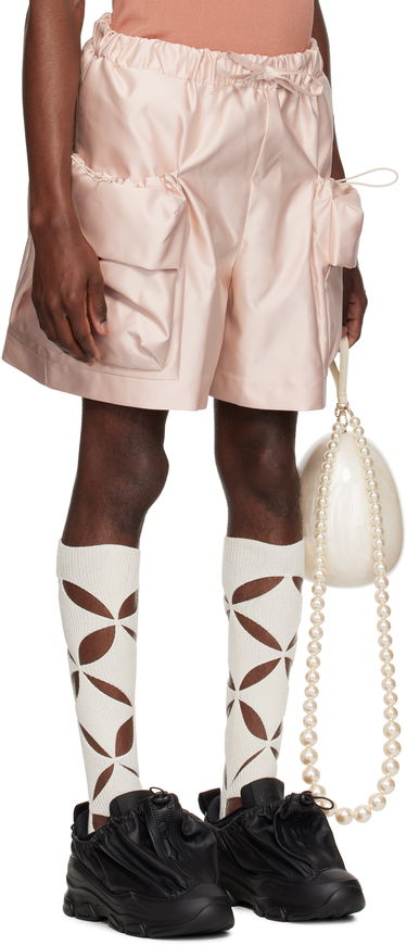 Къси панталони Simone Rocha Simone Rocha Cargo Flap Shorts Розово | 4152 1221, 1