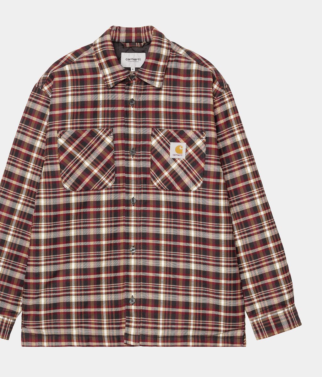 Риза Carhartt WIP Carhartt WIP Cronyn Check Shirt Jacket Бургунди | I035312_9, 0