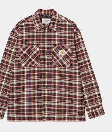 Риза Carhartt WIP Carhartt WIP Cronyn Check Shirt Jacket Бургунди | I035312_9, 0