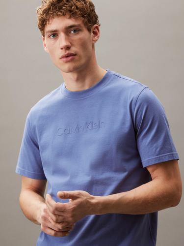 Тениска CALVIN KLEIN Calvin Klein Graphic Short Sleeve T-Shirt Синьо | LVGMS5K182-T0Z, 1
