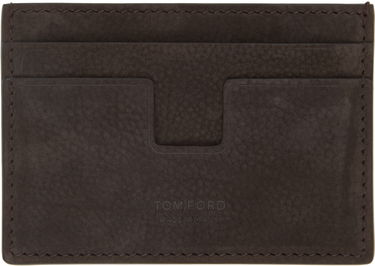 Портфейл Tom Ford TOM FORD Nubuck Money Clip Card Holder Кафяво | Y0341-LCL449G, 0