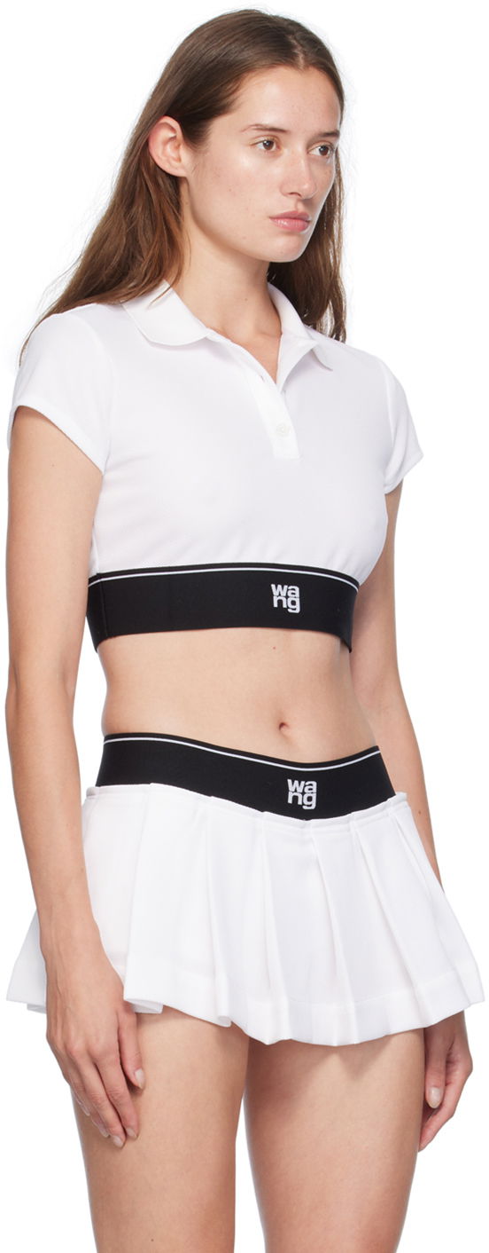 Пола Alexander Wang Alexander Wang Cheerleader Polo Бяло | 4CC3241497, 1
