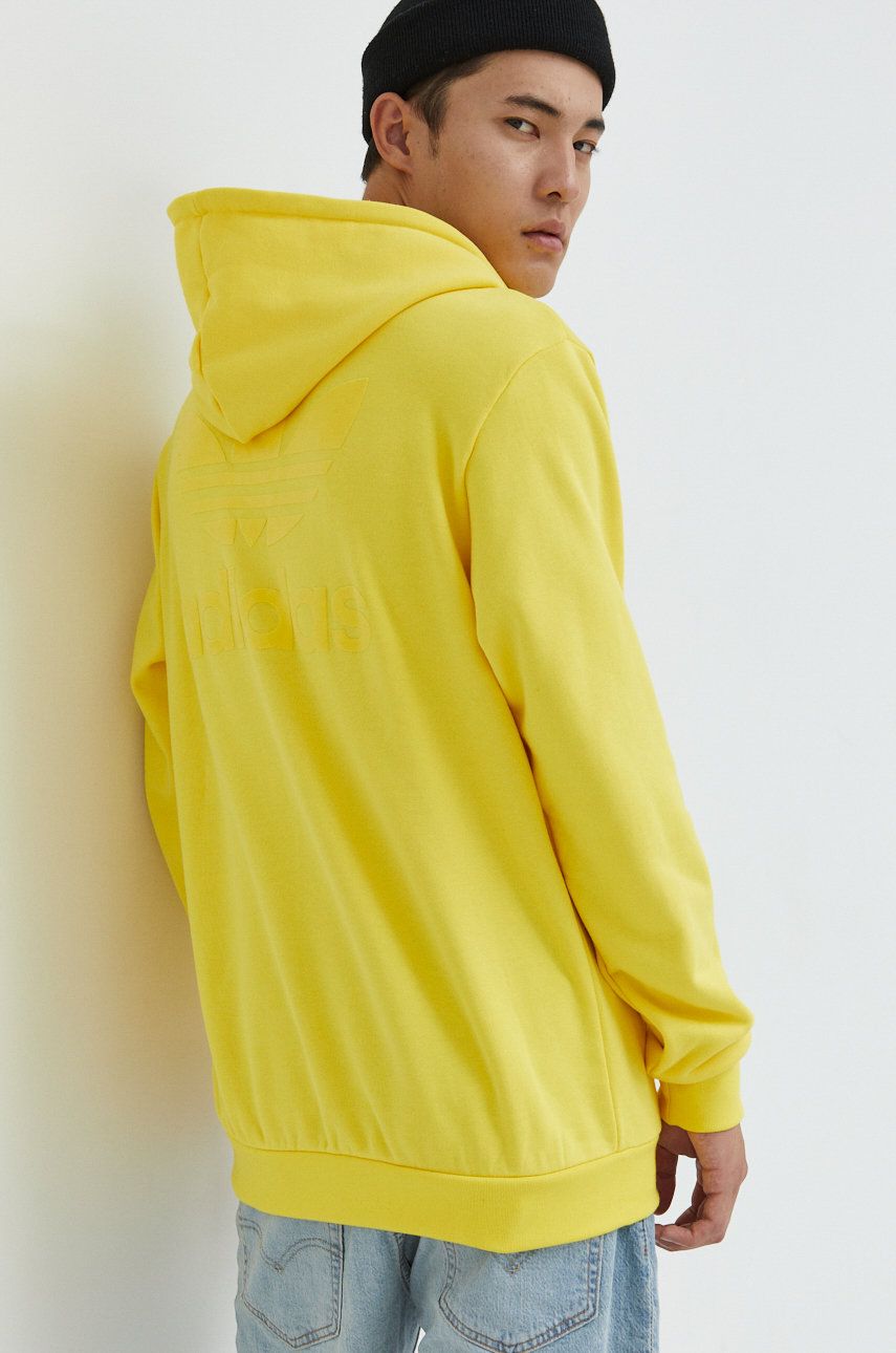 Суитчър adidas Originals Cotton Hoodie Жълто | HK2791, 1