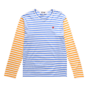 Тениска Comme des Garçons PLAY Bi-Color Striped T-Shirt Многоцветен | P1T318 1, 0