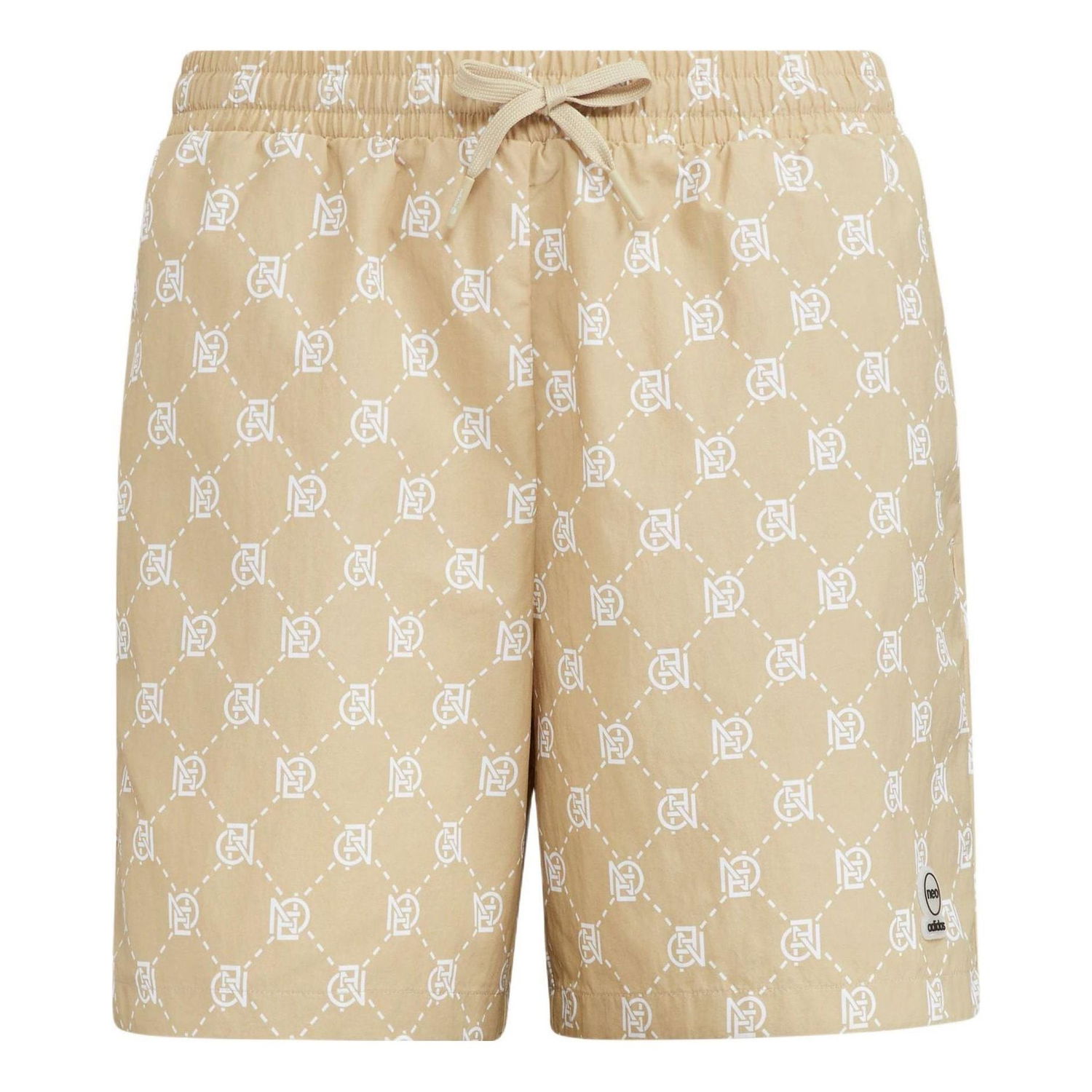 Бански adidas Originals Neo Pattern Print Casual Shorts Бежово | IB5844, 0