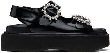 Аксесоари Simone Rocha Simone Rocha Beaded Platform Sandals Черно | SLD48 0740, 0