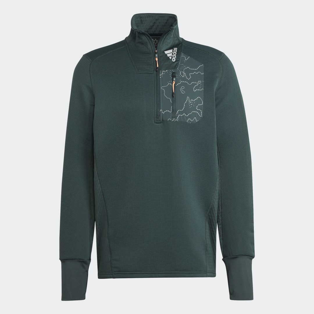 Суитчър adidas Performance X-City 1/4 Zip COLD.RDY Черно | HF6384, 1