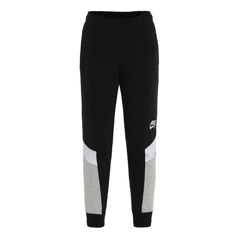 Спортни панталони Nike Heritage Colorblock Fleece Jogger Pants Черно | CZ8609-010