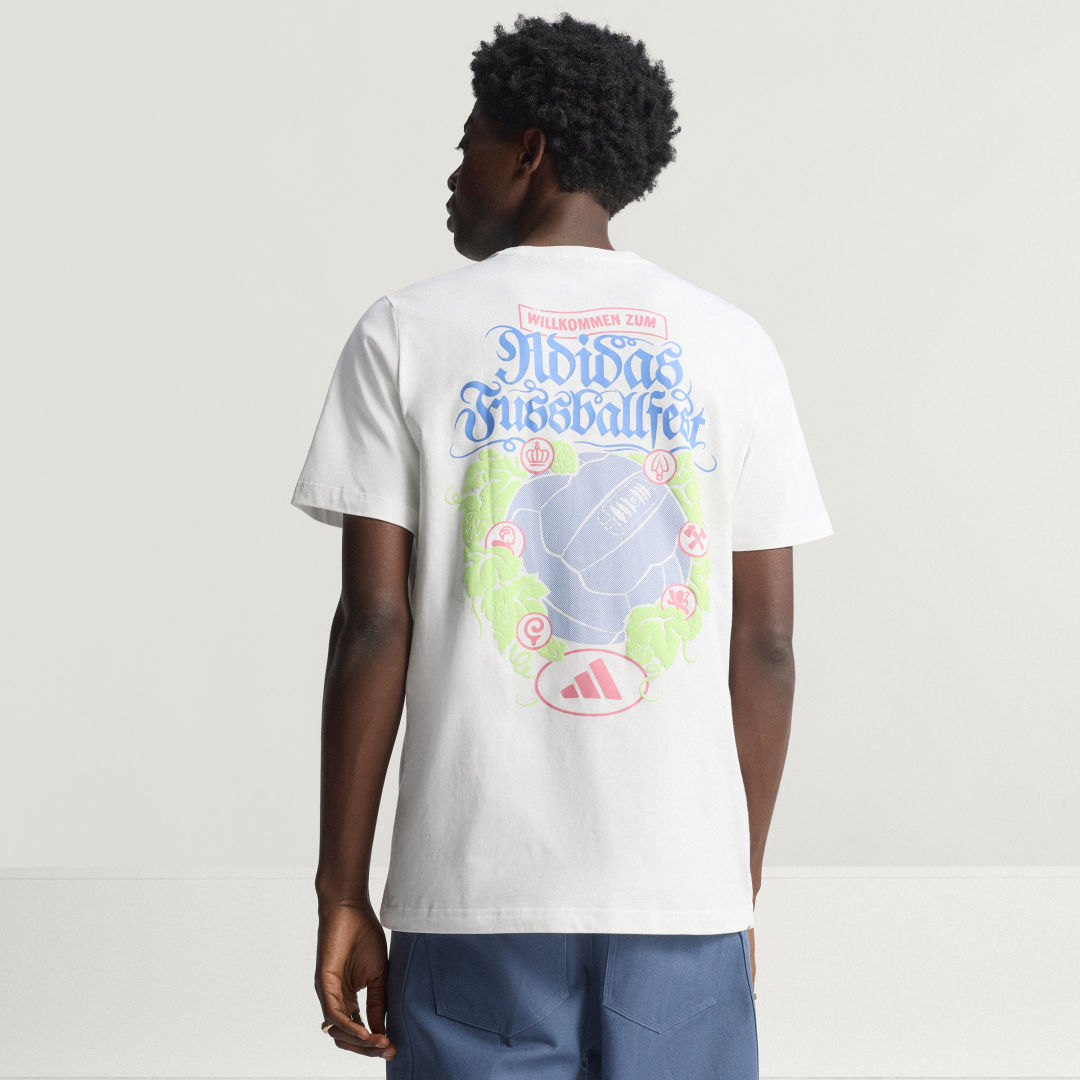 Тениска adidas Performance Graphic T-Shirt Бяло | JM8939, 0