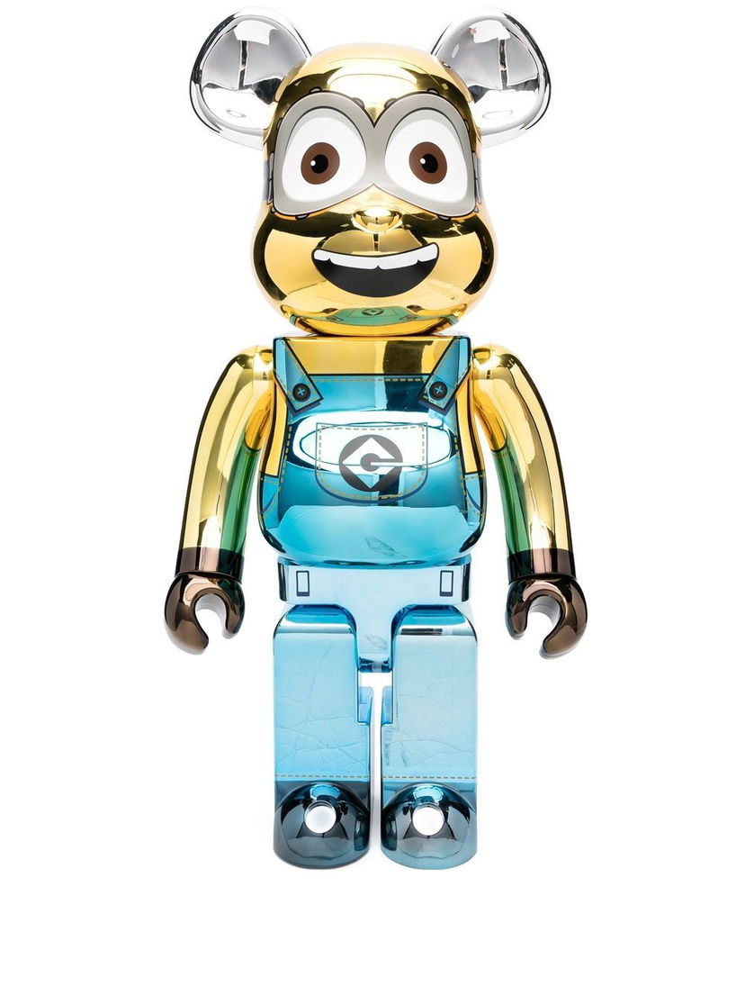 Колекционерско Medicom Toy Be@rbrick Dave Chrome 1000% figurine - Yellow Многоцветен | 1000DAVEFYB19307908