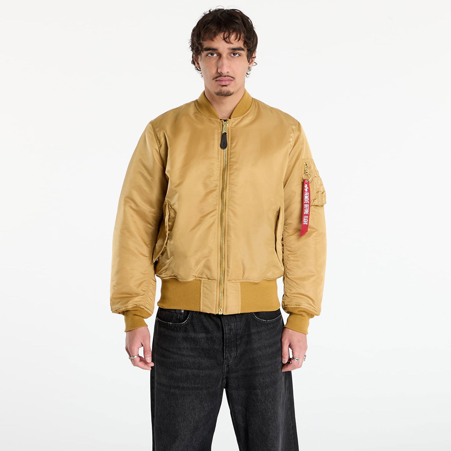 Яке бомбър Alpha Industries MA-1 Heritage Bomber Jacket Бежово | 100101-145, 0
