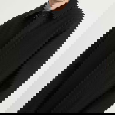 Палта Universal Works Universal Works Mowbray Wool Mac Coat, Size Small Черно | 33104-BLK, 5