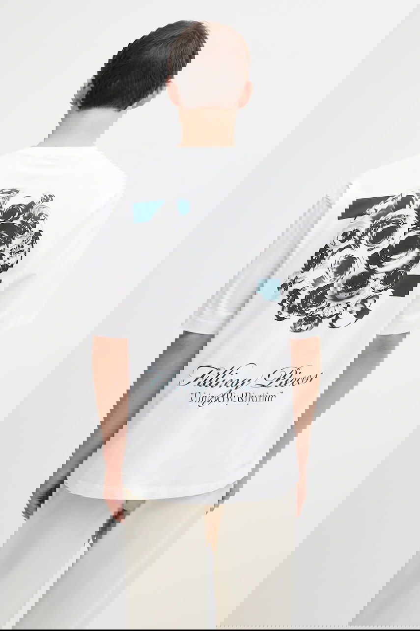 Тениска Filling Pieces Boxy Bouquet T-Shirt Бяло | 422520501122, 0