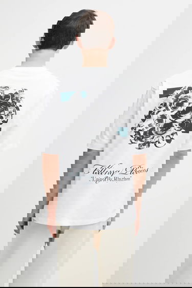 Тениска Filling Pieces Boxy Bouquet T-Shirt Бяло | 422520501122, 0