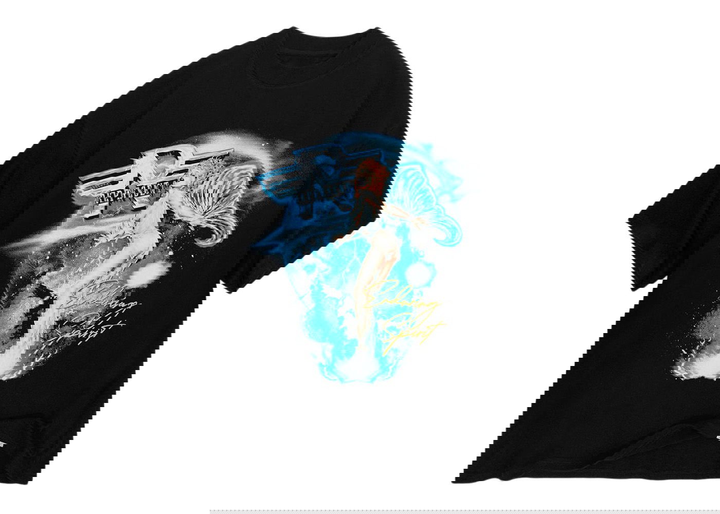 Тениска Represent Clo Represent Enduring Spirit T-shirt Off Black Черно | MT4020-171, 0