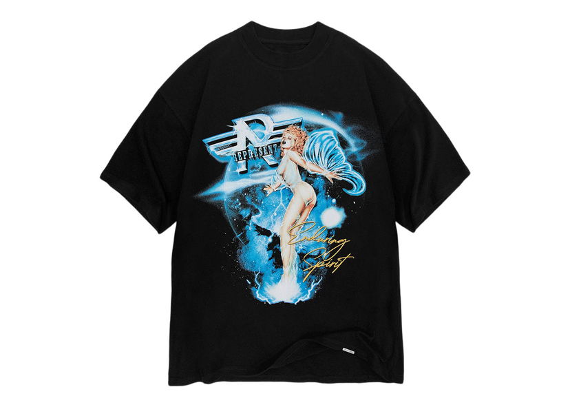 Тениска Represent Clo Represent Enduring Spirit T-shirt Off Black Черно | MT4020-171