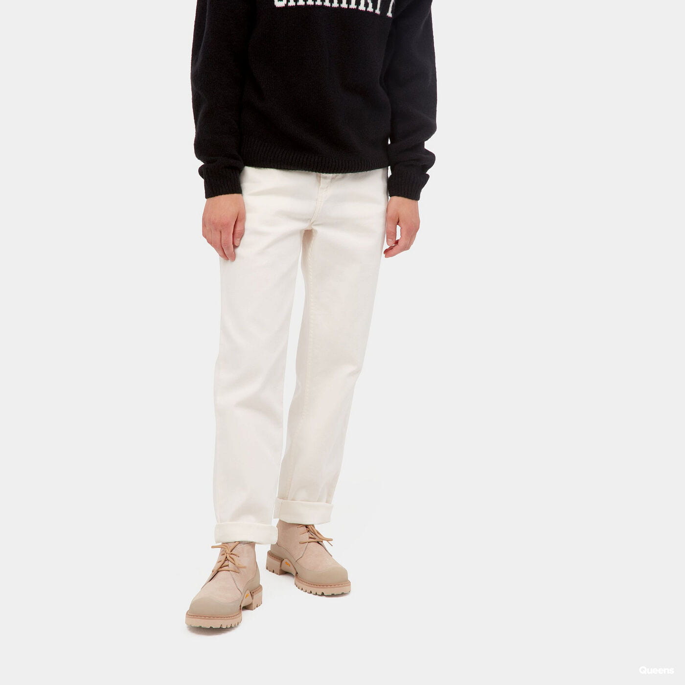 Панталони Carhartt WIP Work In Progress Pierce Бяло | I028635.D602, 0