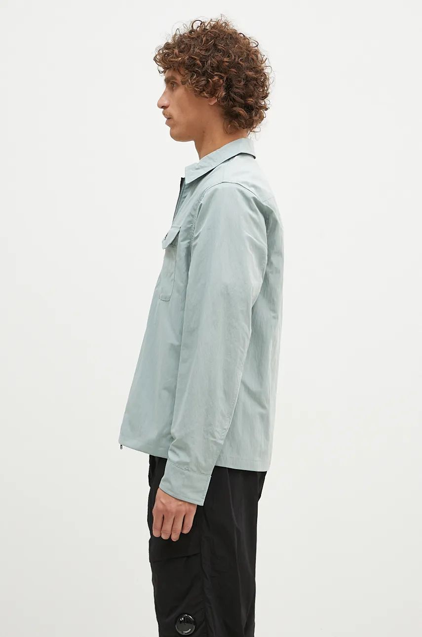 Риза Fred Perry Overshirt With Logo Зелено | M5684.959, 1