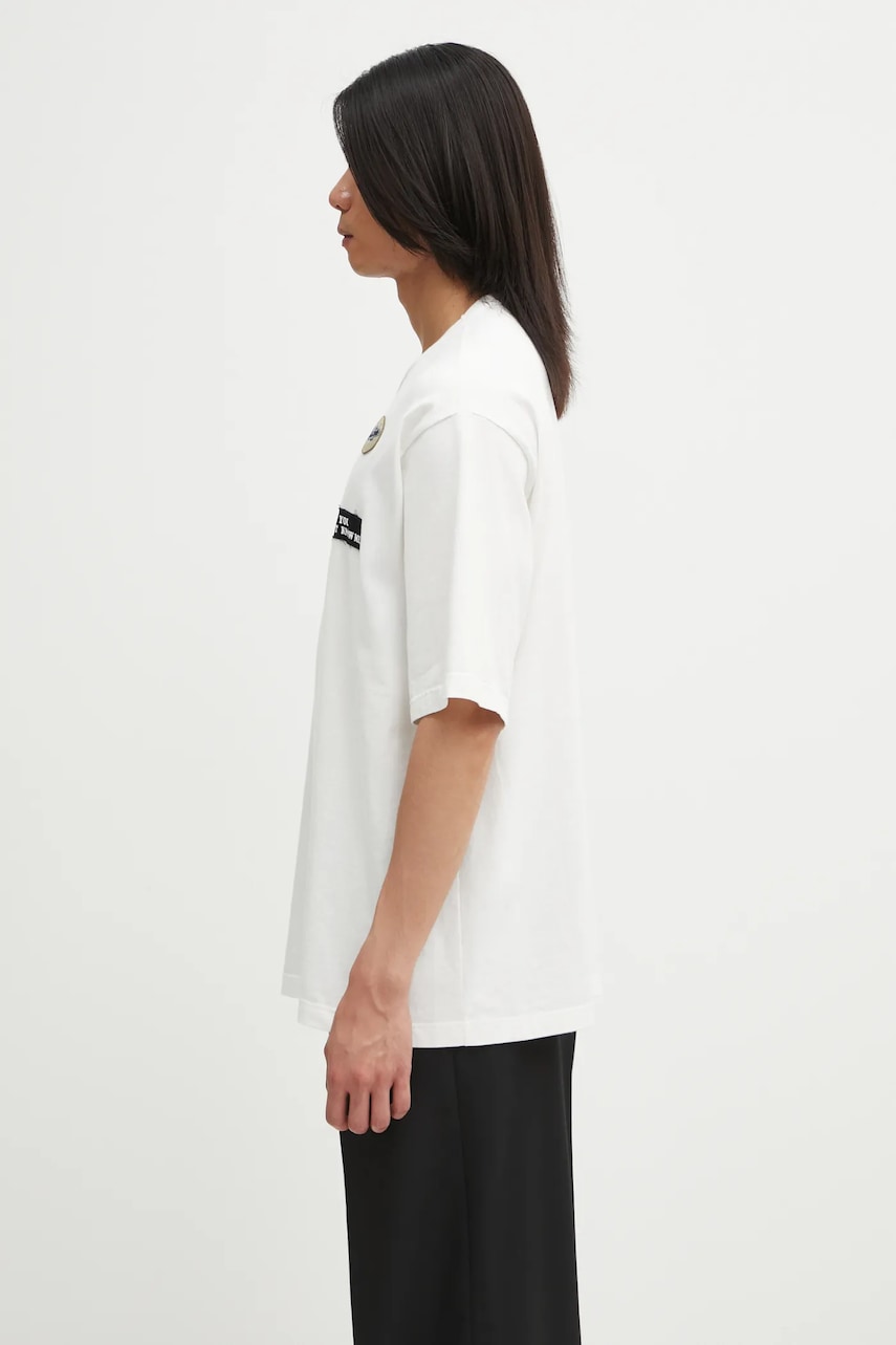 Тениска UNDERCOVER Undercover T-Shirt with Patches Бяло | UP2E4812, 1