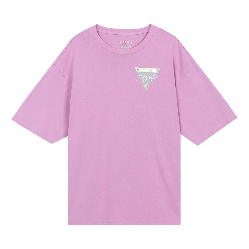 Тениска Jordan Jordan Flight Essentials Washed T-Shirt Лилаво | CZ8064-591