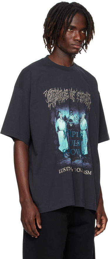 Тениска VETEMENTS Vetements Cradle of Filth 'Vampire Cult' Oversized Graphic T-Shirt Черно | UCF76TR700N, 1