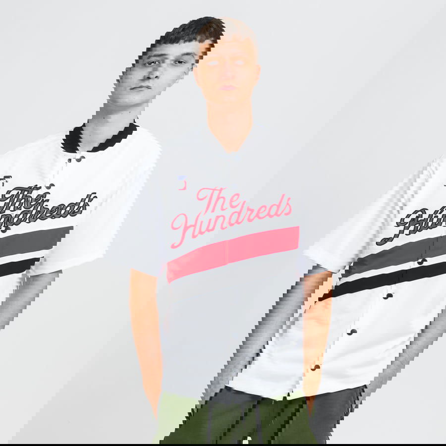 Фланелка THE HUNDREDS Forward Warm-Up Jersey Бяло | T21F109001 / 1201, 0