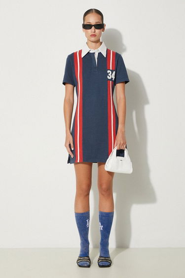 Pокля Ambush Striped Rugby Mini Dress Синьо | BWDE001F24JER0014526, 1