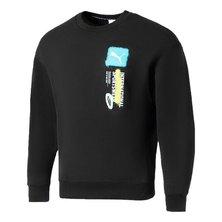 Пуловер Puma Logo International Sportswear Sweatshirt Черно | 536303-01, 0