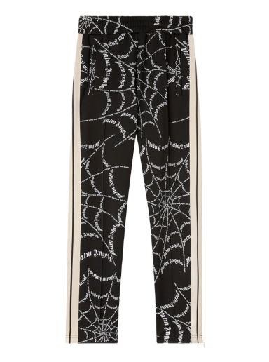 Панталони Palm Angels Spider Web Classic Track Pant Черно | PMCJ001F22FAB0061003