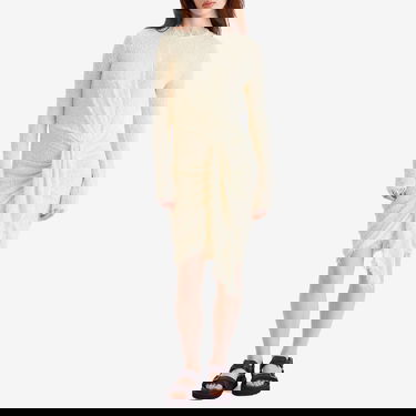 Pокля ISABEL MARANT Isabel Marant Ophelie Knitted Wrap Detail Dress Бяло | RO0679FA-C1K01I, 4