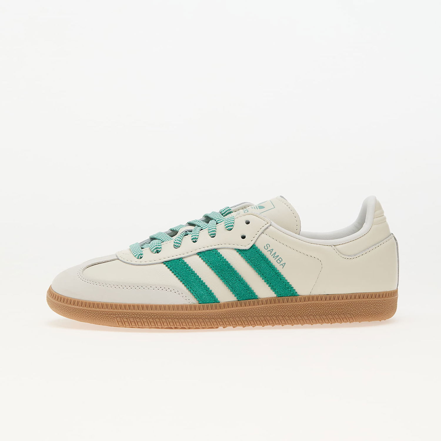 Кецове и обувки adidas Originals Samba Og W Off White/ Court Green/ Haze Green EUR Бяло | JI3906, 0
