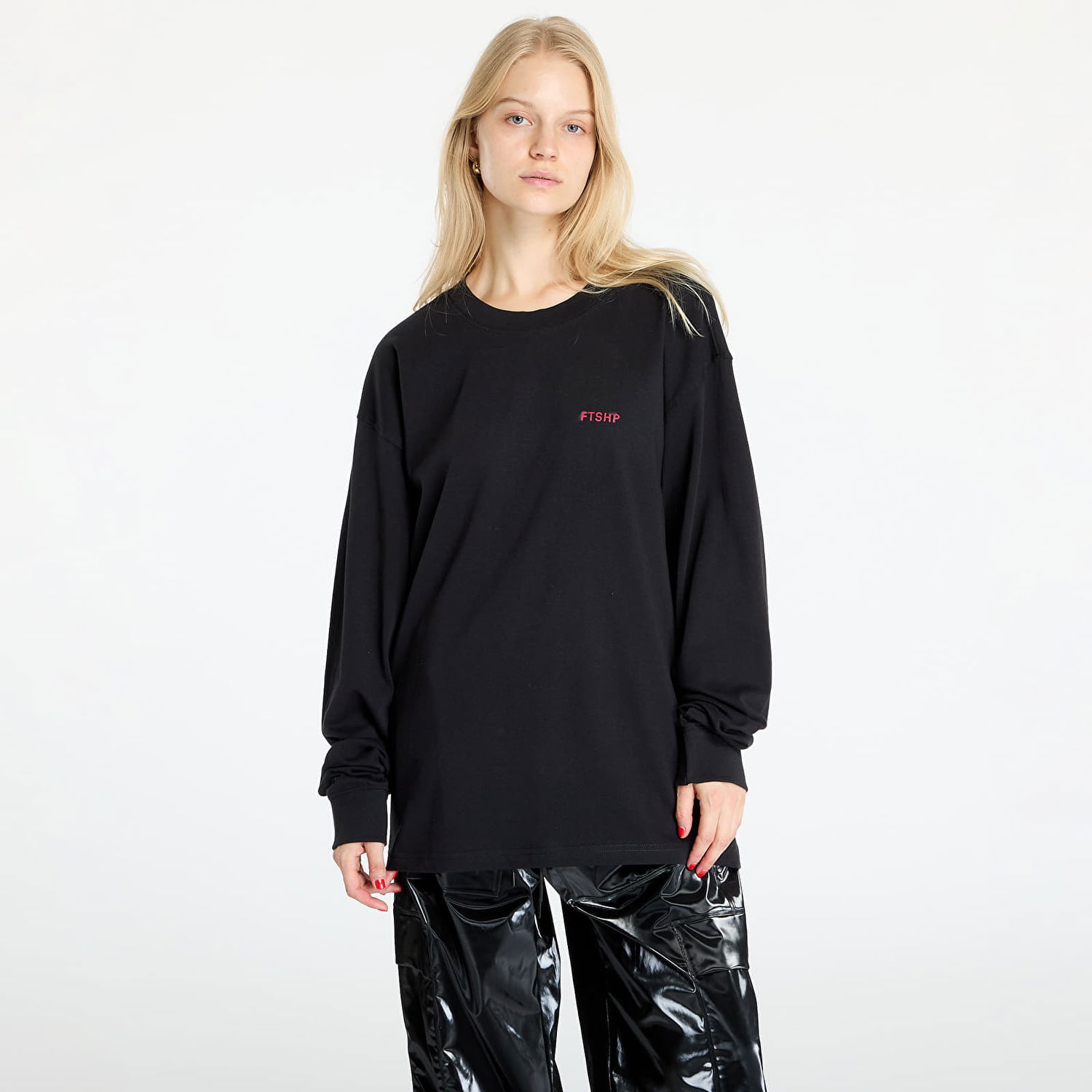 Тениска Footshop FTSHP Metal Glass Box Longsleeve Tee UNISEX Black XS Черно | FTSHP_428, 1