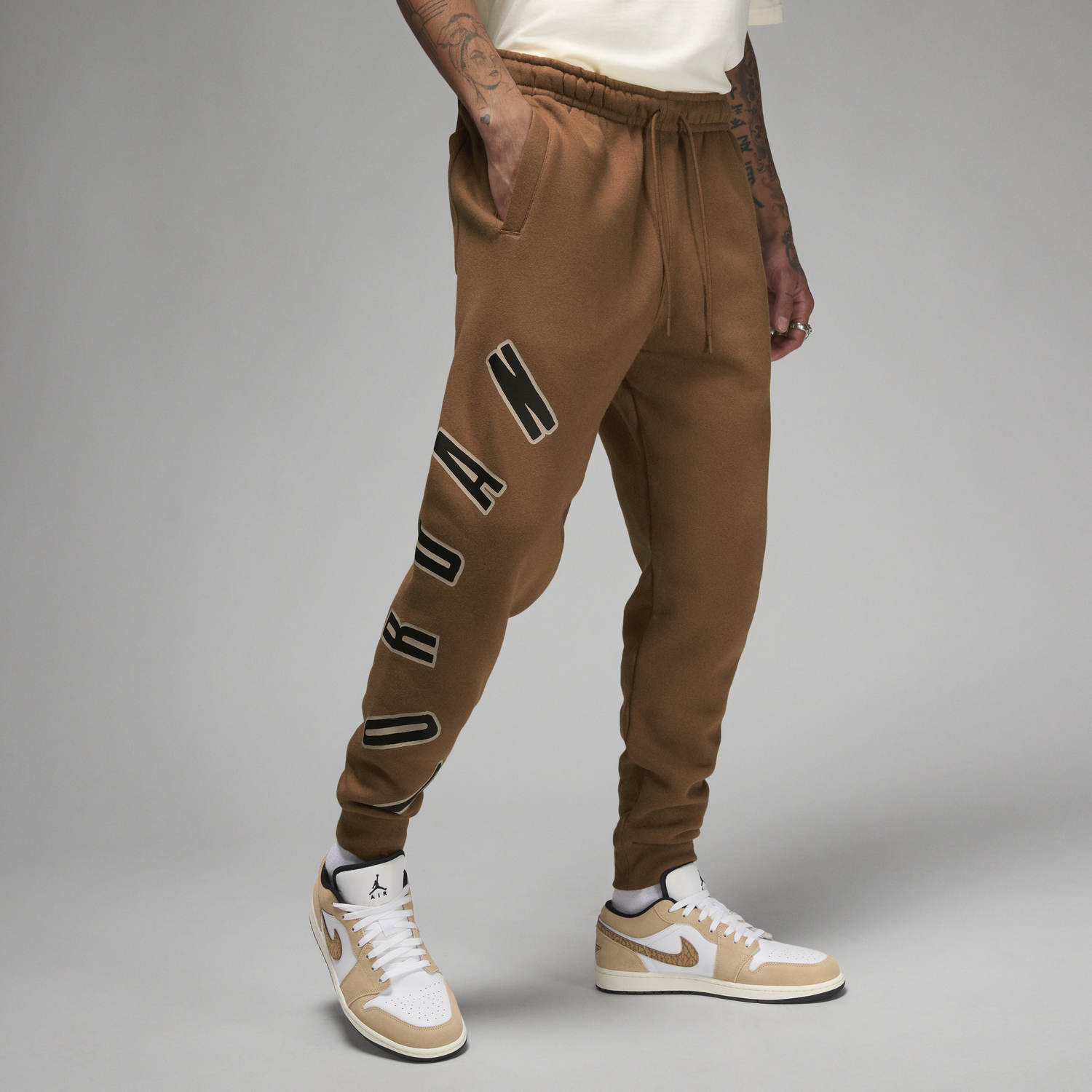 Спортни панталони Nike Flight MVP Кафяво | FB7027-281, 0