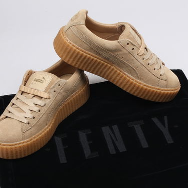 Кецове и обувки Puma Suede Creepers oatmeal - oatmeal - oatmeal Бежово | 361005 03, 5
