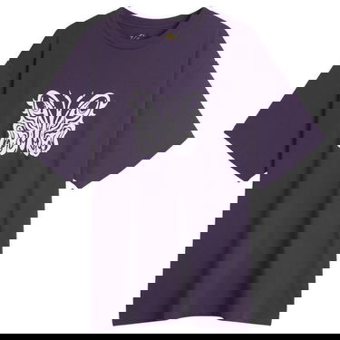 Тениска Needles Needles x Kae Tanaka Papillion Graphic T-Shirt, Size M Лилаво | QV433-B, 0
