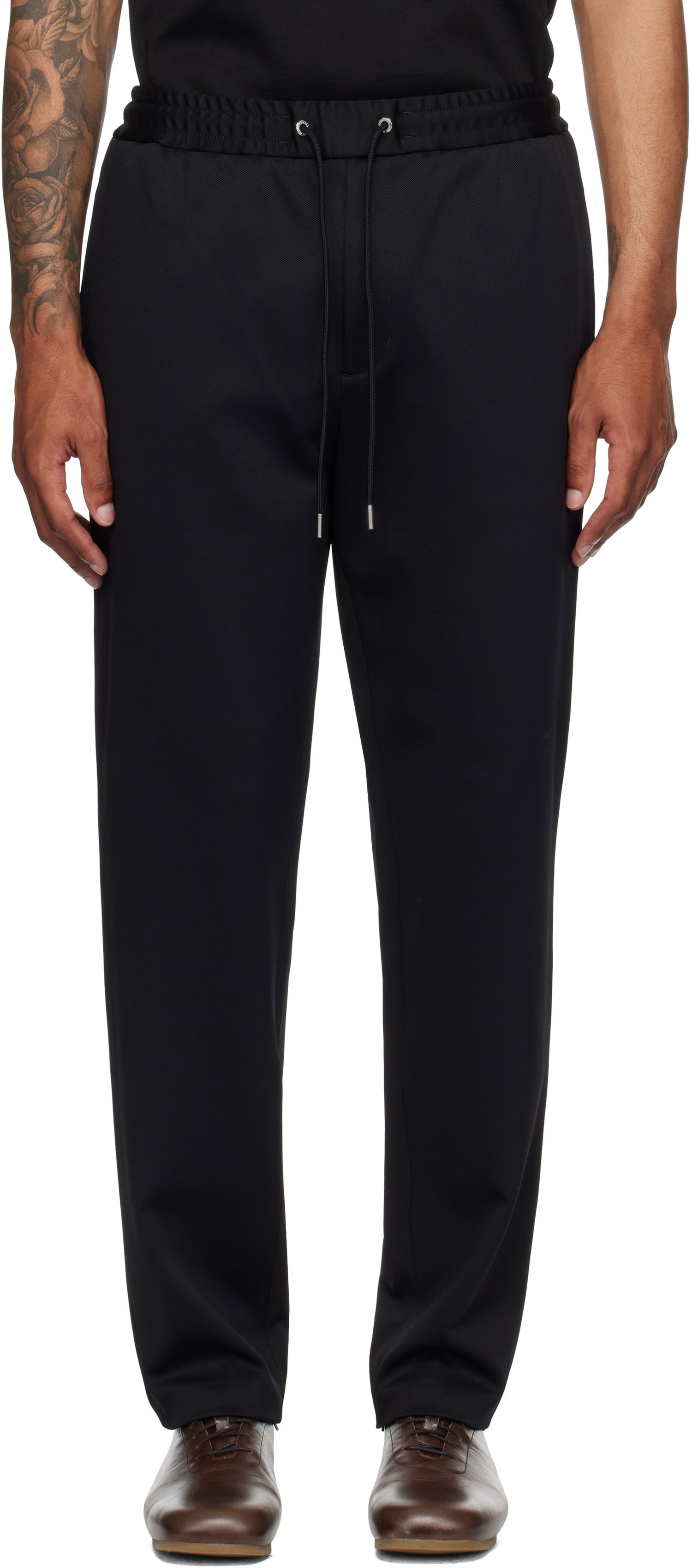 Панталони Moncler Moncler Logo Jogging Trousers Черно | K20912A0002289ALO, 0