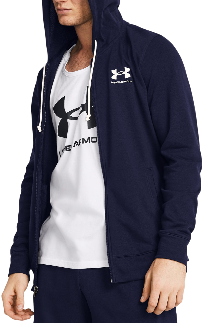 Суитчър Under Armour Rival Terry Full-Zip Hoodie Тъмно синьо | 1370409-410