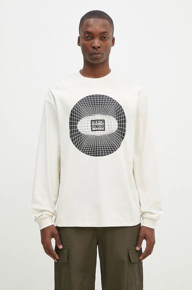 Тениска Napapijri T-Shirt Long Sleeve With Print Бежово | NP0A4I9EN1J1, 0