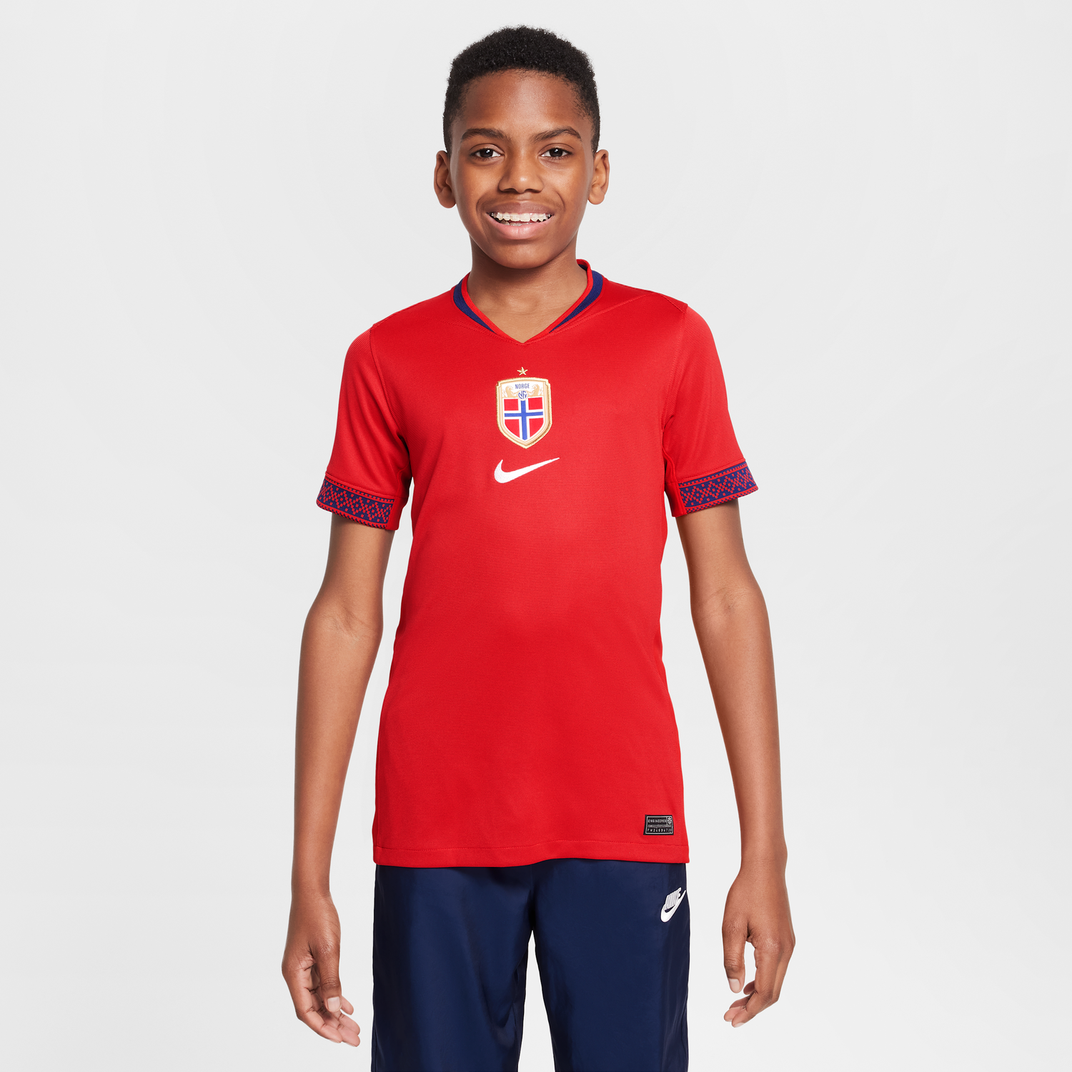 Фланелка Nike Norway Stadium 2025 Replica Jersey Dri-FIT Червено | FZ9207-657, 0