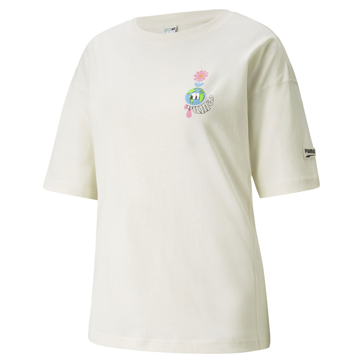 Тениска Puma Downtown Graphic Tee XS Бяло | 531679-73, 0