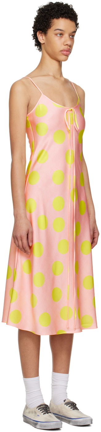 Pокля ERL Polka Dot Midi Slip Dress Розово | ERL06O105, 1