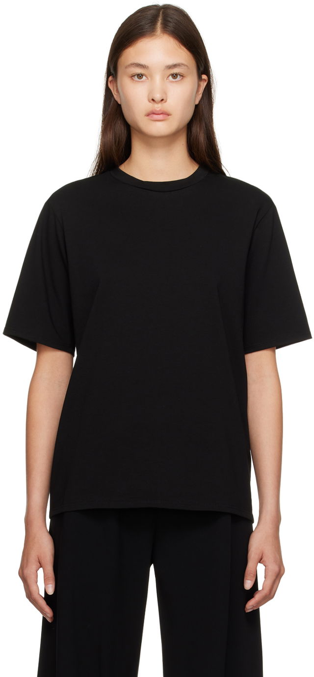 Chiara Black Relaxed Fit T-Shirt