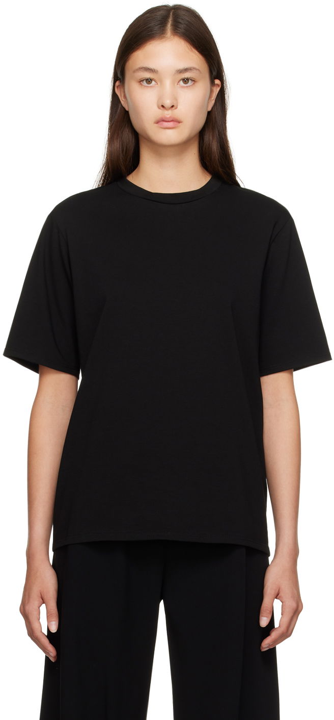 Тениска The Row Chiara Black Relaxed Fit T-Shirt Черно | 5739-K220